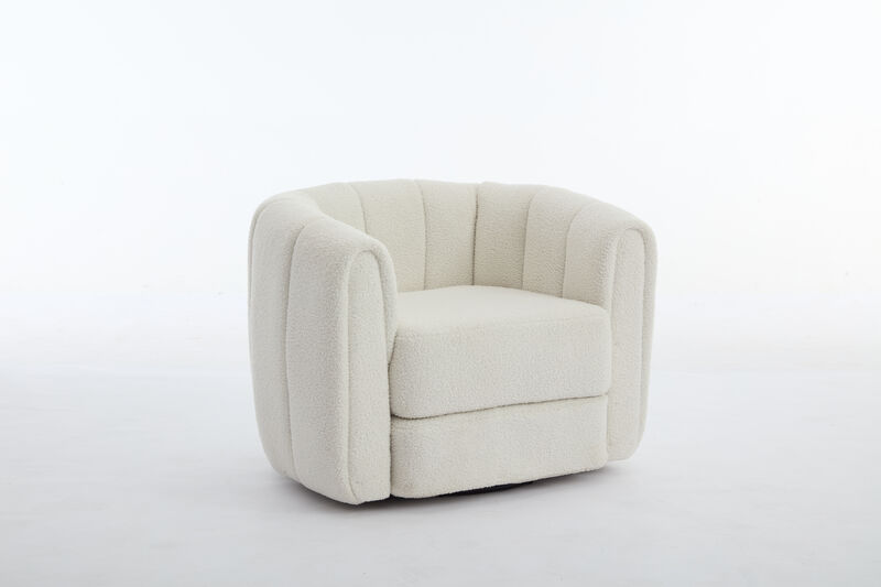 Merax Swivel Accent Barrel Chair Armchair