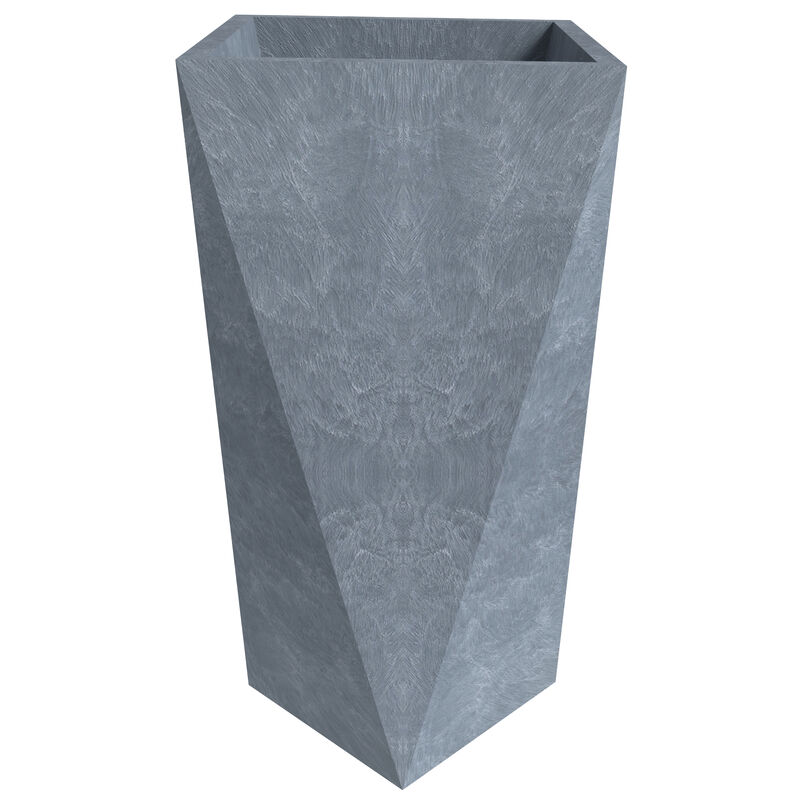 LeisureMod Aloe Series Fiberstone and MgO Clay 29" Planter