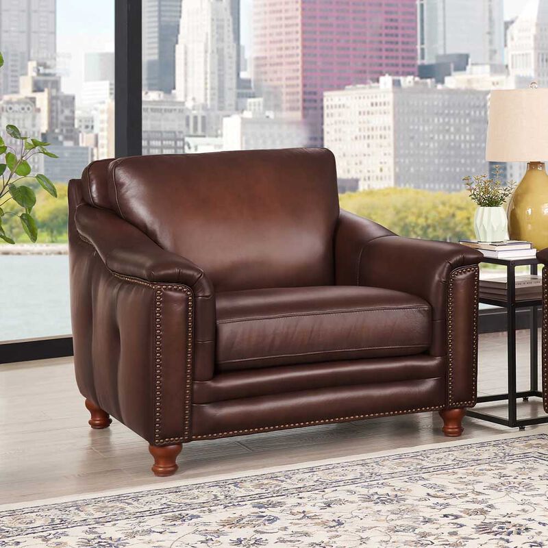 Belfast Top Grain Leather Chair