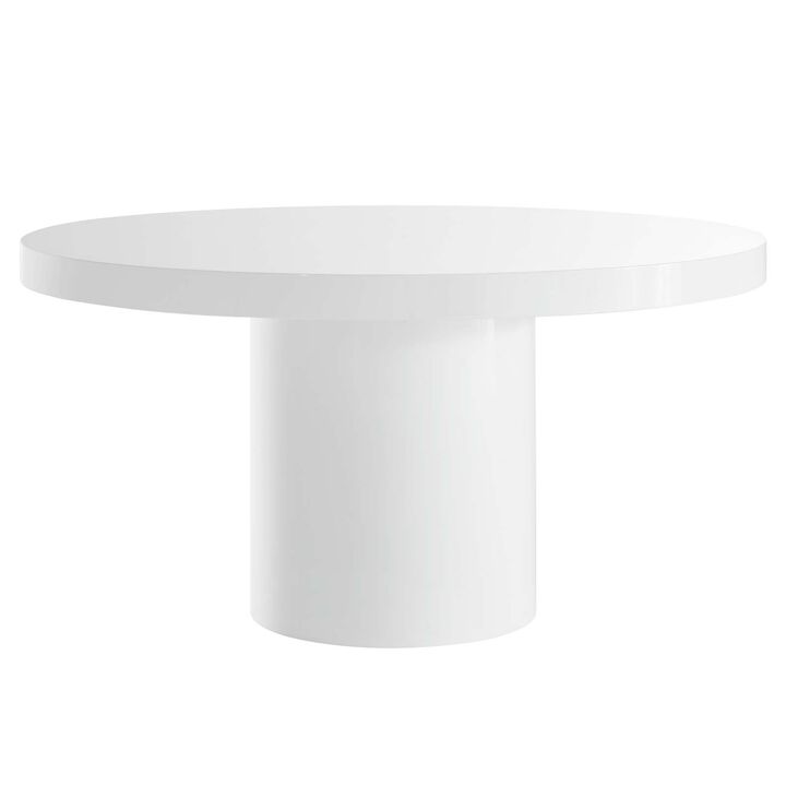 Modway - Gratify 60" Round Dining Table White