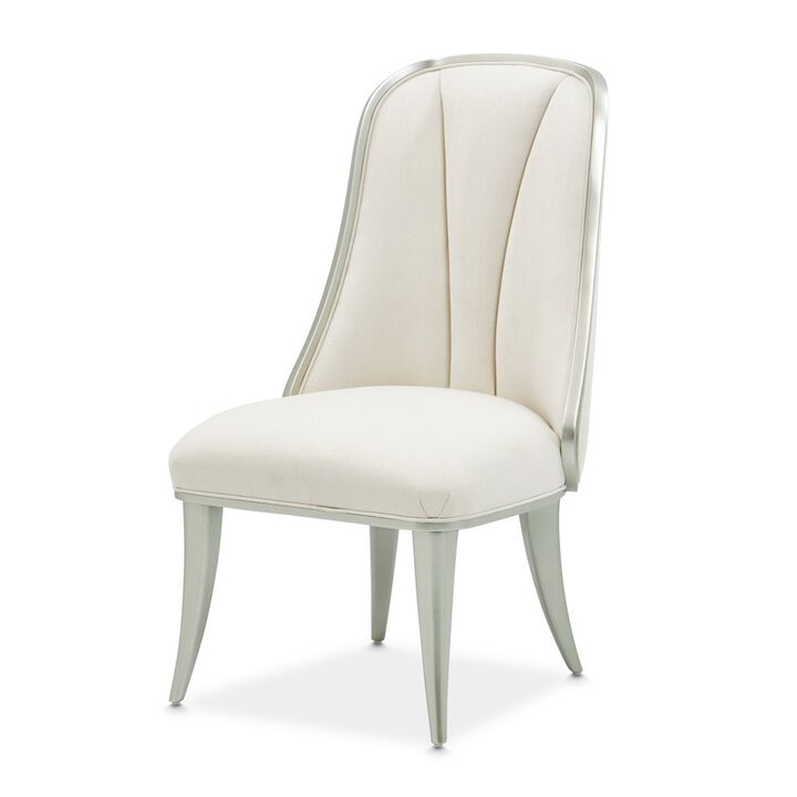 Michael Amini Penthouse Side Chair, Set of 2 - Ash Gray Set of 2