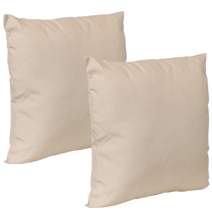 Sunnydaze Outdoor Decorative Throw Pillow - Set of 2