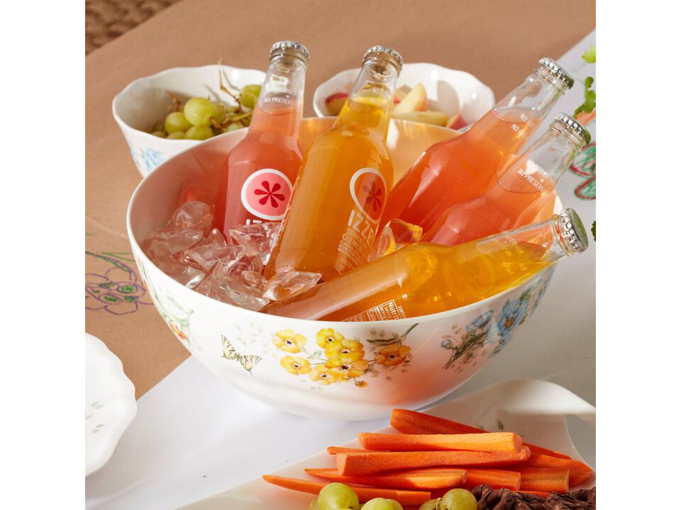 Lenox Butterfly Meadow Melamine Large Serving Bowl, 1.25 LB, Multi
