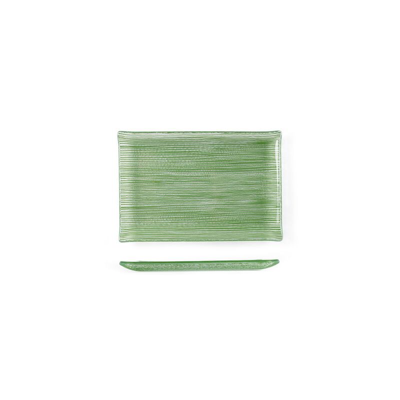 Glass Dinnerware 8.5" x 5.75" Rectangular Glass Plate (Set of 2)