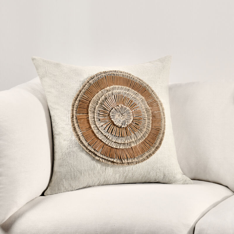 Pueblo Leather Pillow