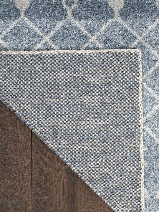 Astra Machine Washable ASW10 Blue 10' x 14' Rug