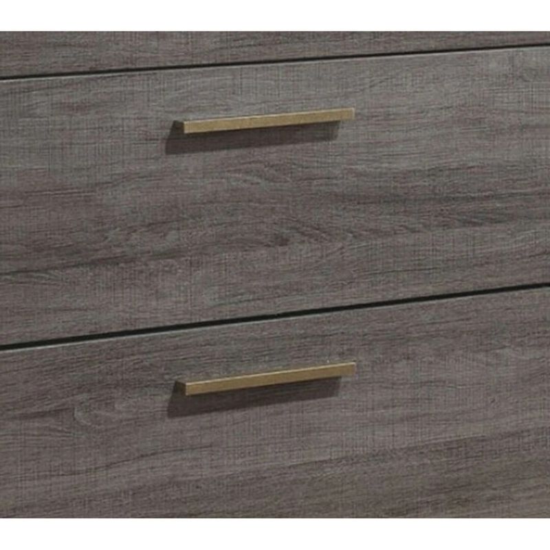 Streamdale Modern Nightstand with Two-Tone Finish