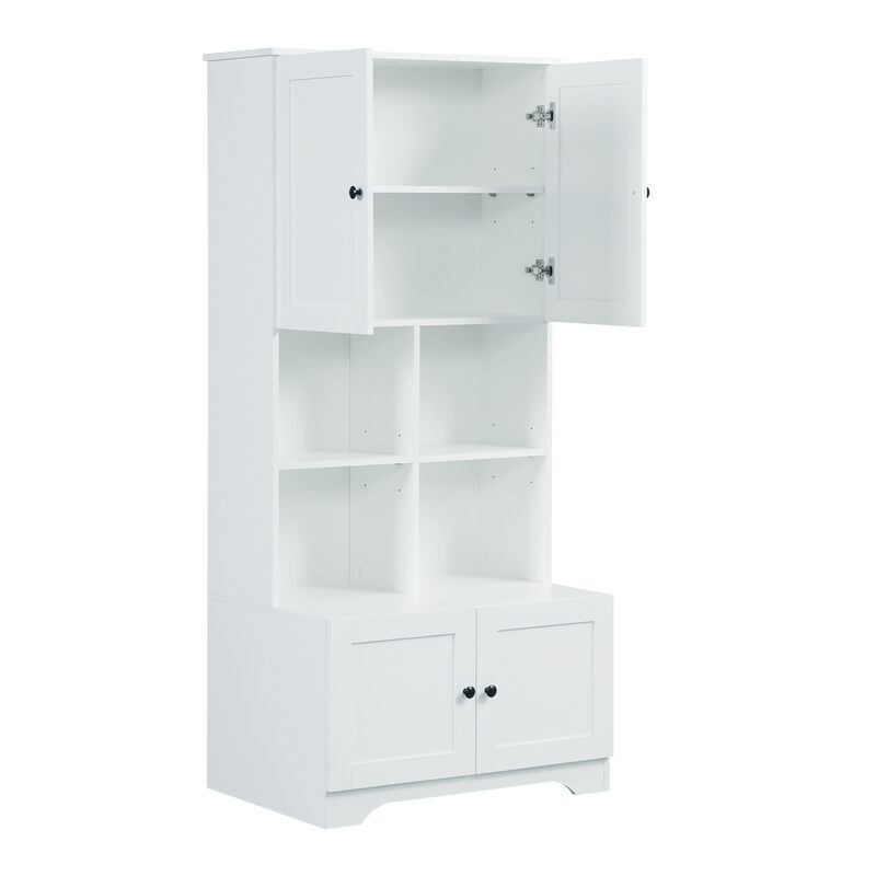 Merax Freestanding Bathroom Floor Storage Cabinet
