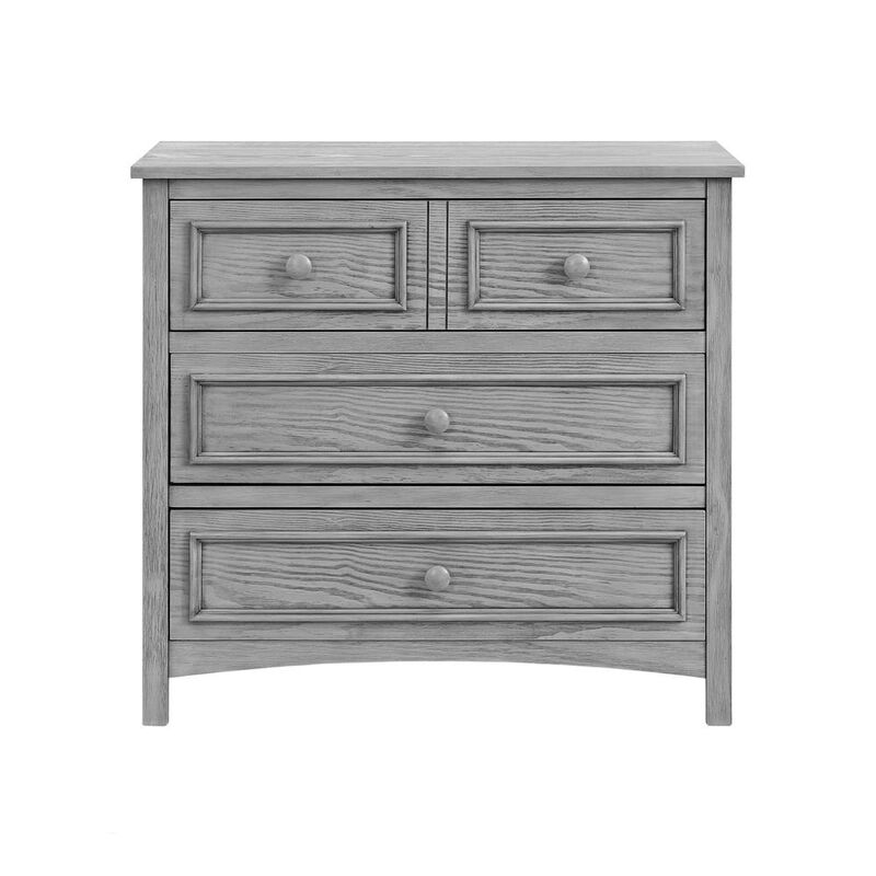Oxford Baby Bennett 3 Dr (Fa) Dresser Rustic Gray