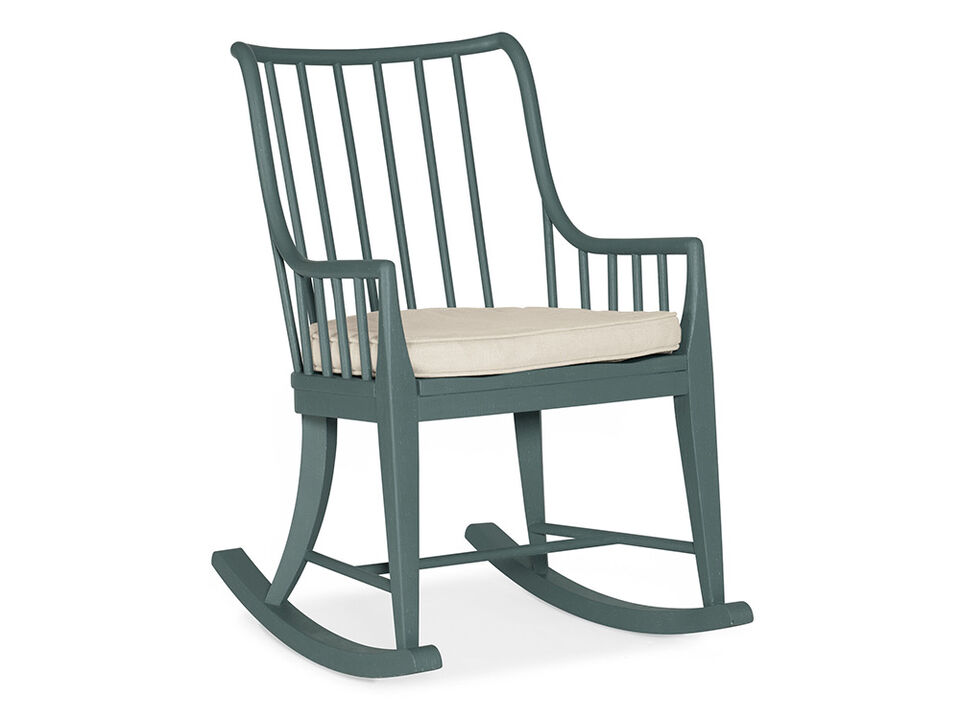 Serenity Moorings Rocking Chair in Blue Seaspray