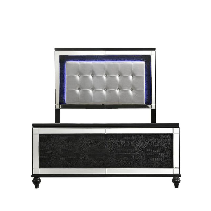 New Classic Furniture Valentino 4/6 Full Bed - Black