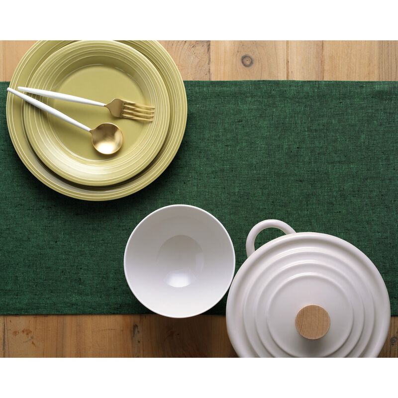 Solino Home 100% Pure Linen Table Runner | Athena for Thanksgiving, Christmas