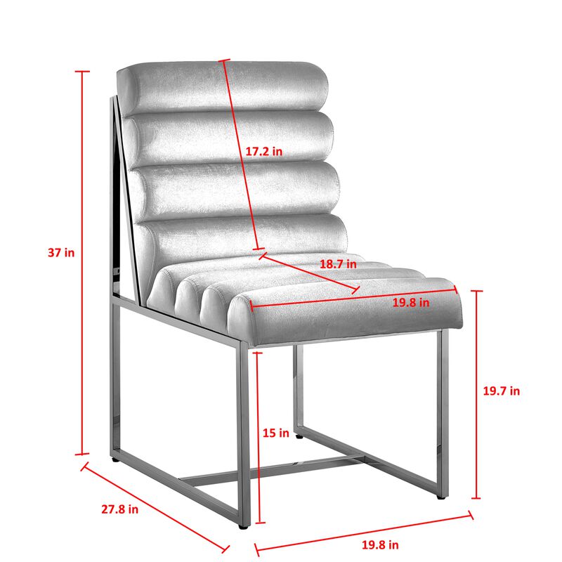 Inspired Home Mirabella Armless Dining Chair