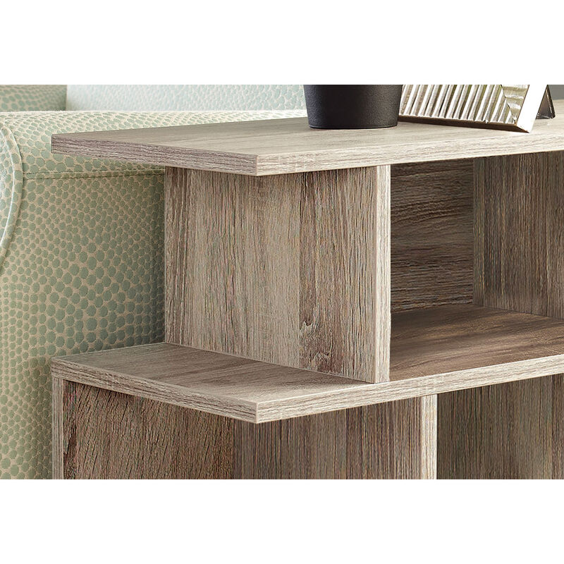 Monarch Specialties I 2476 Accent Table, Side, End, Nightstand, Lamp, Living Room, Bedroom, Laminate, Brown, Contemporary, Modern