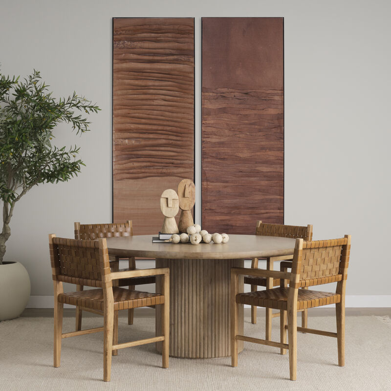 Terra Light Brown Dining Table