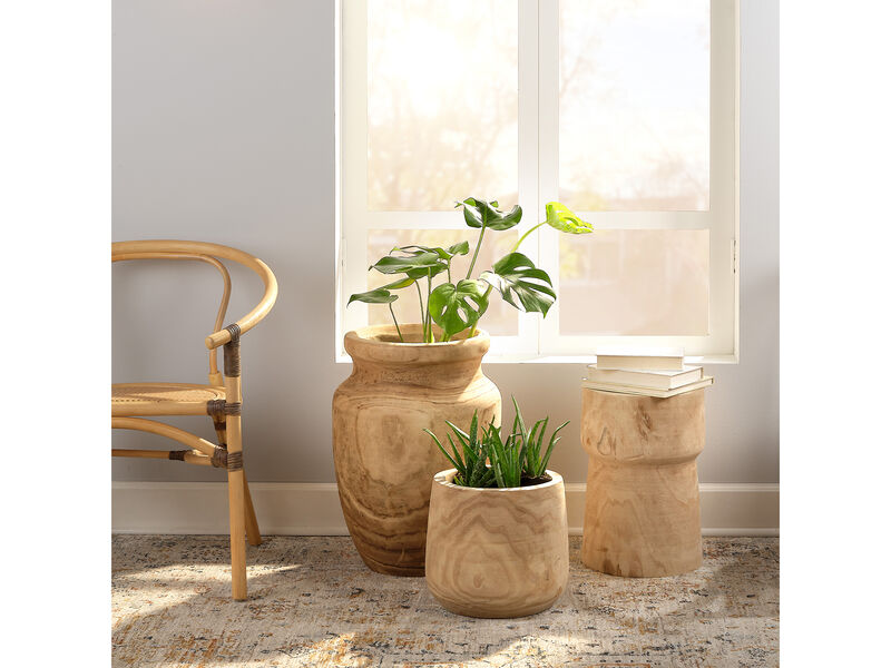 Brea Wooden Vase