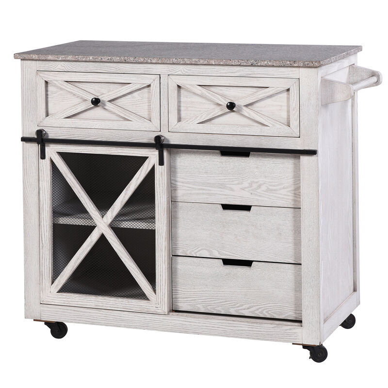Fazio Farmhouse Kitchen Island