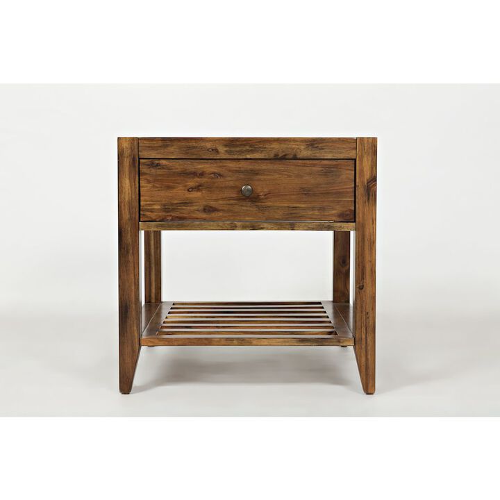 Jofran Beacon Street Modern Essential Solid Wood End Table