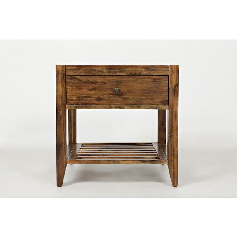 Jofran Beacon Street Modern Essential Solid Wood End Table