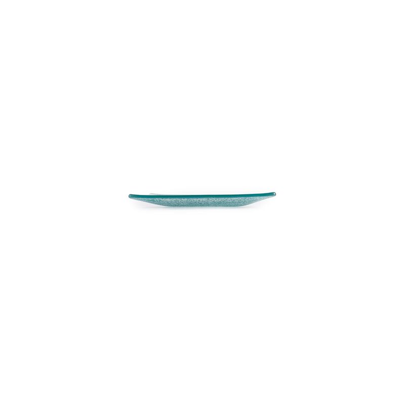 Glass Dinnerware 7.75" x 7.75" Square Clear Glass Plate (Set of 2)