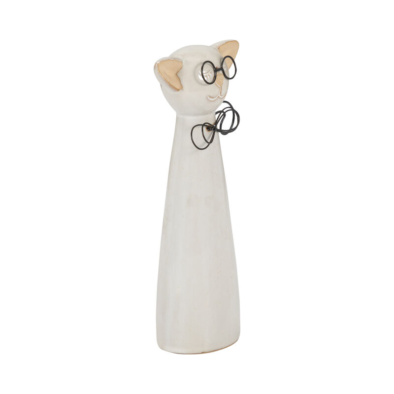 11" Cat with Glasses