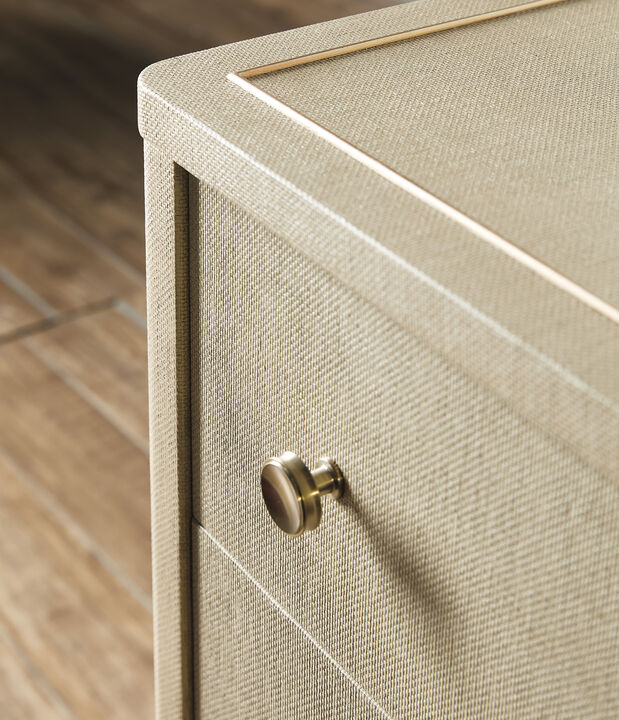 Archives Raffia 3-Drawer Chest