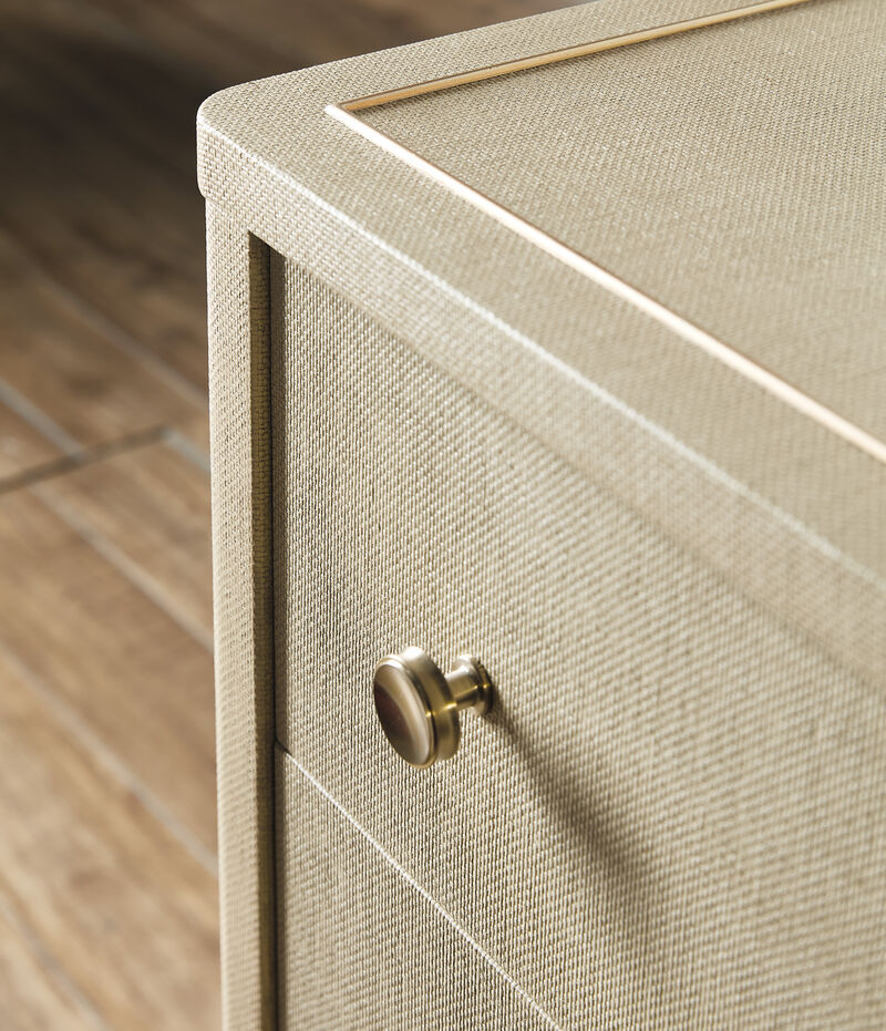 Archives Raffia 3-Drawer Chest
