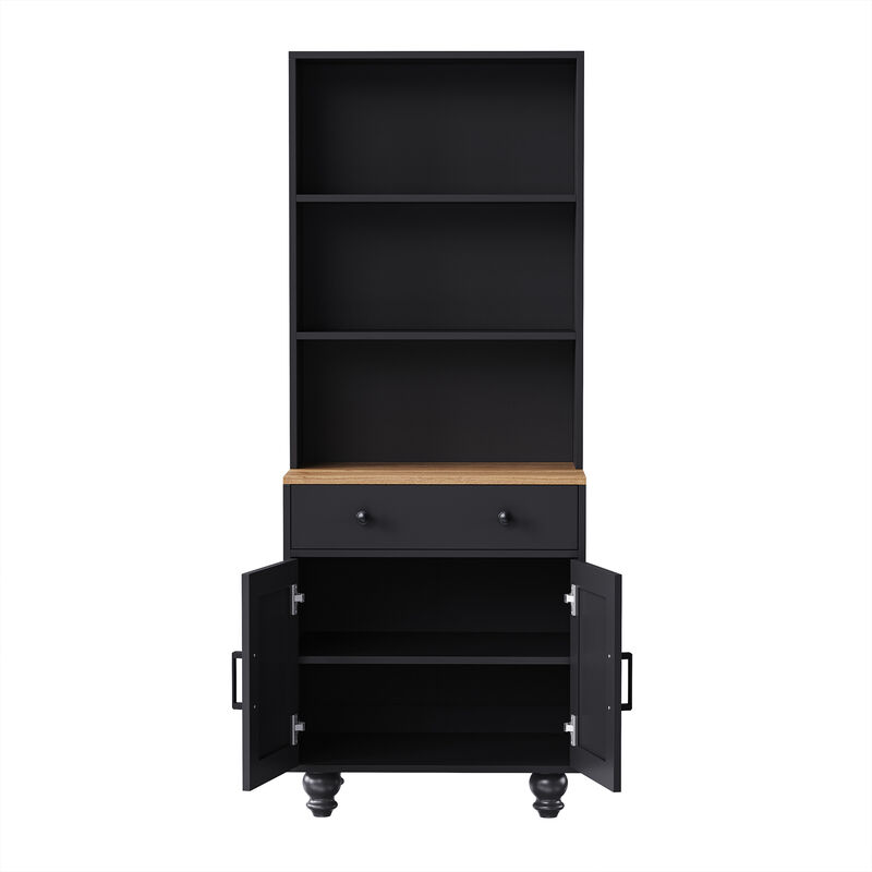 Merax Farmhouse Storage Cabinet with 4 Gourd-Shaped Legs