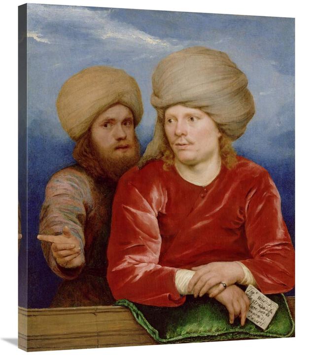 Double Portrait-Canvas Art-28x35