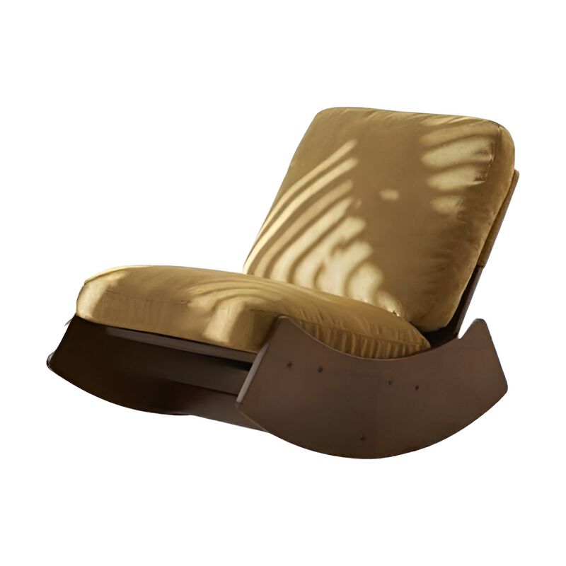 Comfortable Glider Rocking Chair with Soft Upholstery and Sturdy Wood Frame