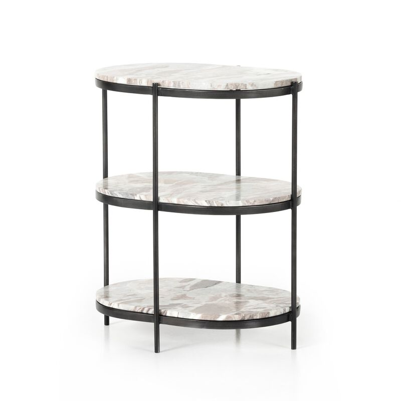 Felix Oval Nightstand in Canyon