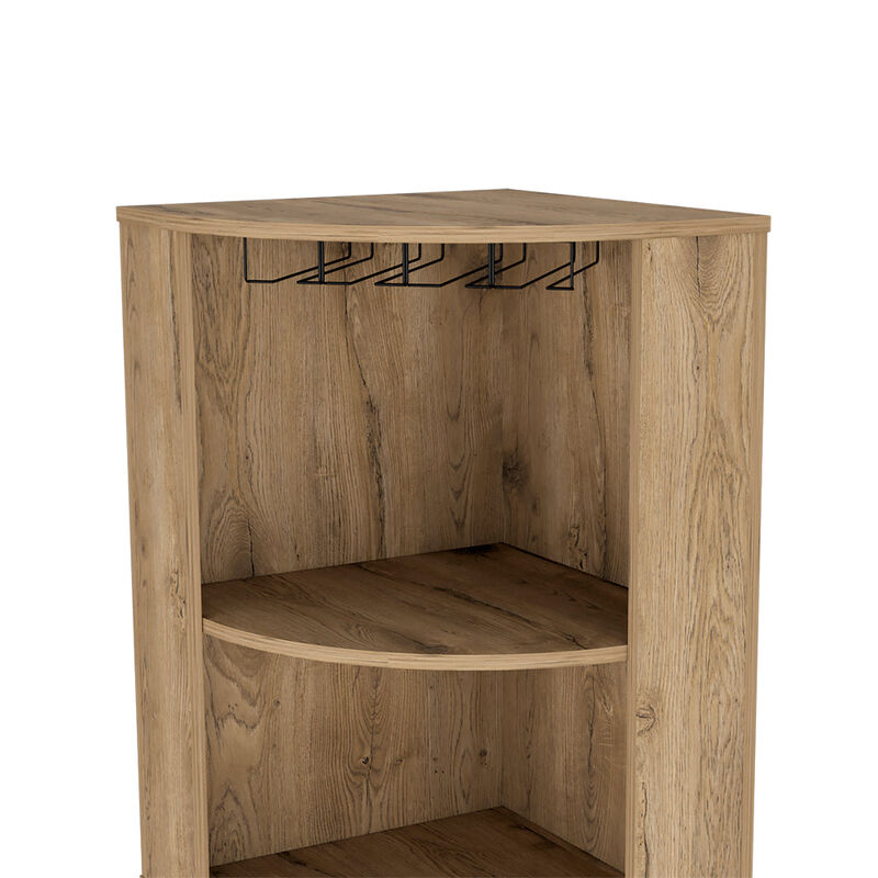 Bar Cabinet Jansen, Living Room, Macadamia