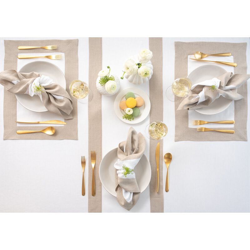 Solino Home 100% Pure Linen Table Runner | Contempo