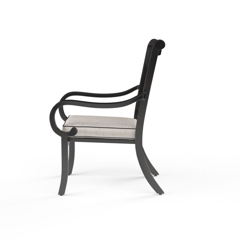Monterey Dining Chair in Frequency Sand w/ Contrast Canvas Java Welt