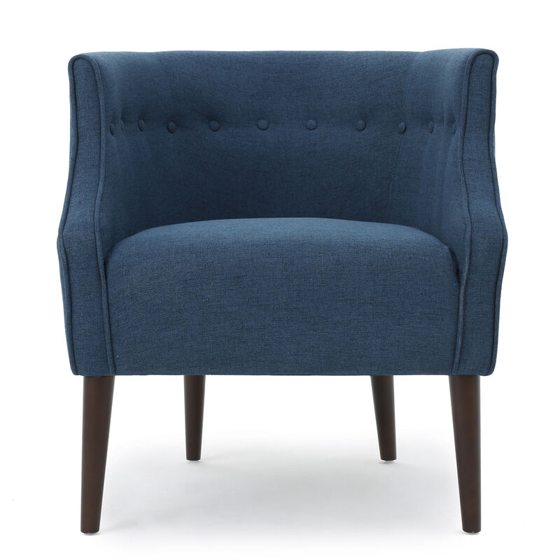 Merax Upholstered Barrel Chair Living Room Furniture