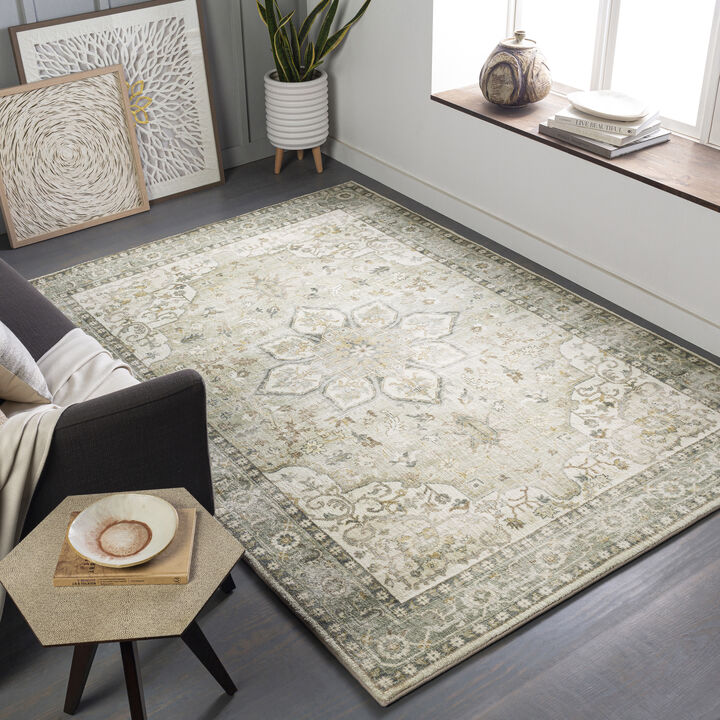 Erin ERN-2310 2' x 3' Green Rug