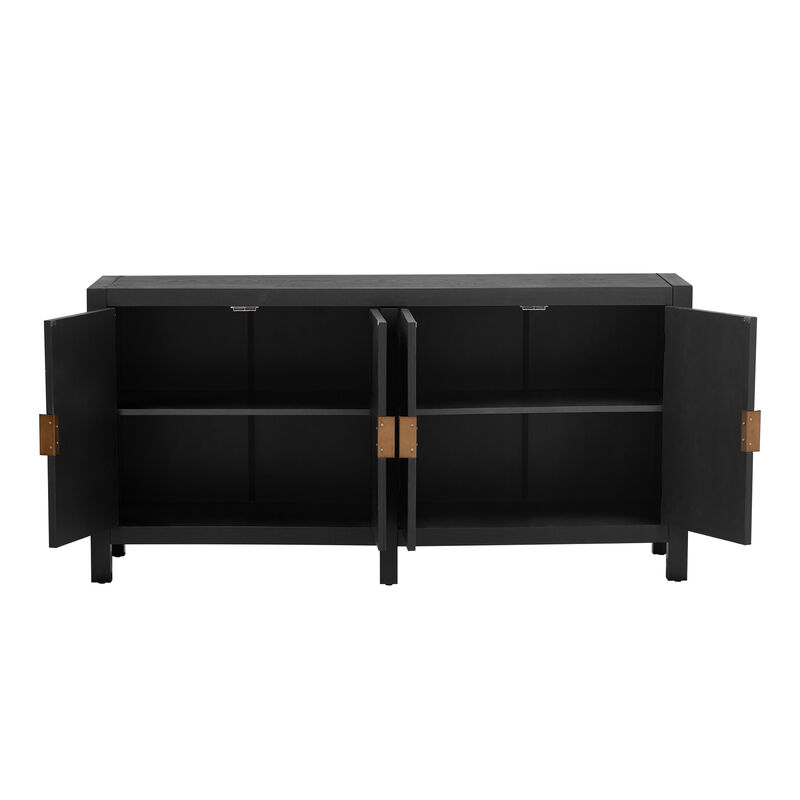 Merax Ash Veneer Storage Cabinet
