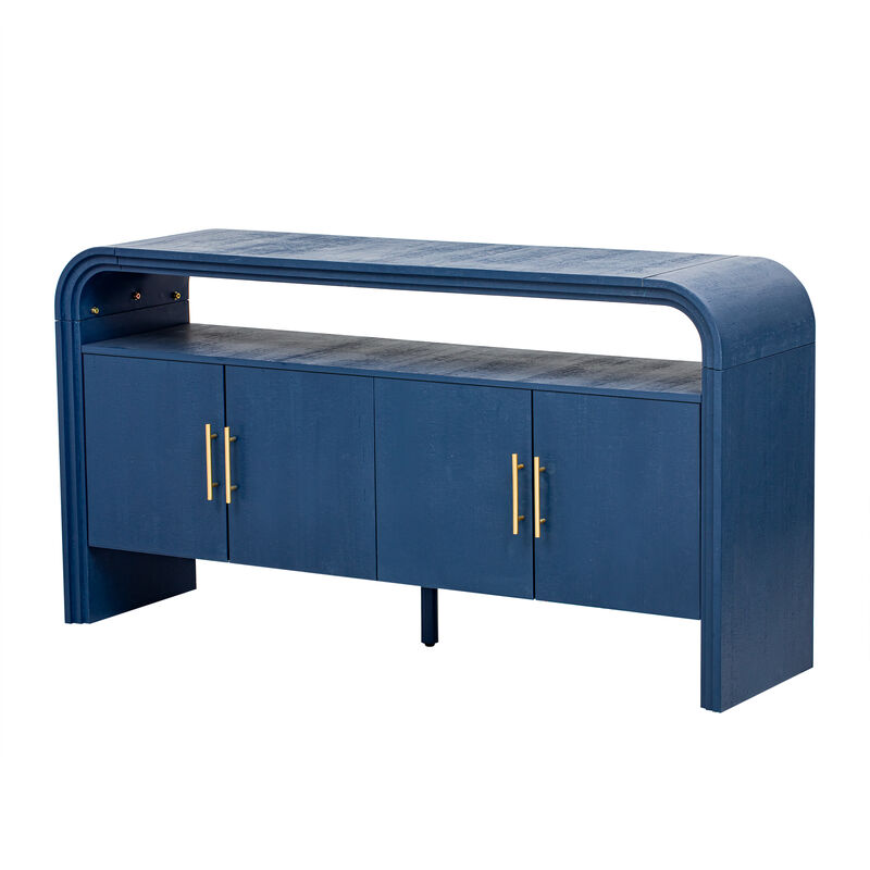 Merax Elegant Console Table with Treated Fir Veneer