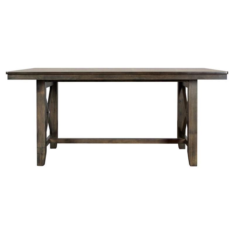 New Classic Furniture Julius 66 Rectangle Dining Table-Walnut