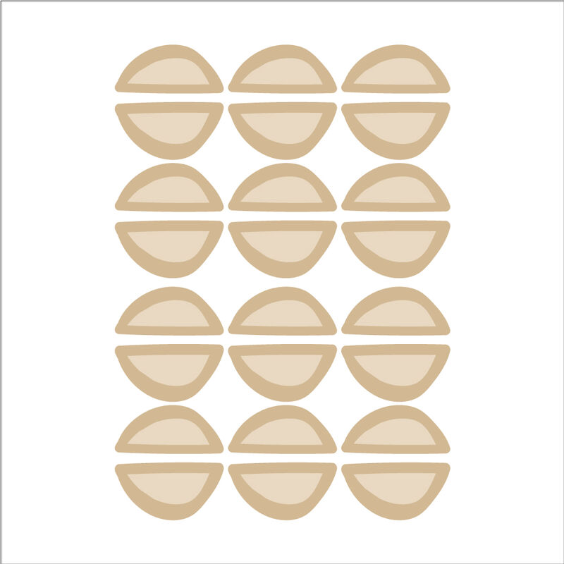 Half Circle - Beige