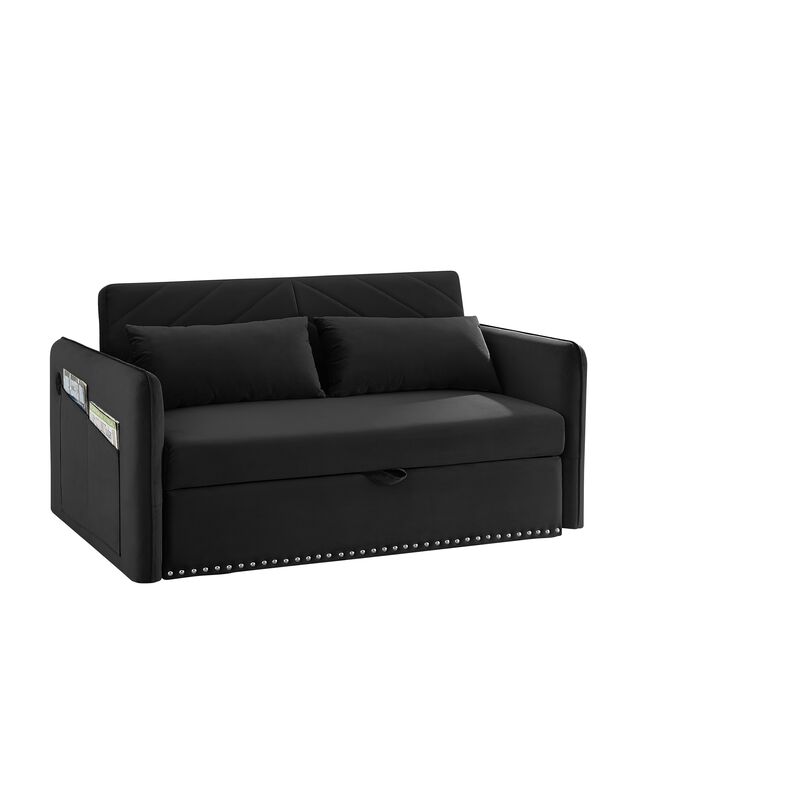 Merax Adjustable Sleeper Sofa with Pull-out Bed