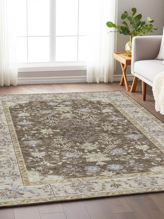 Hatay HY9 Brown 3' x 5' Rug
