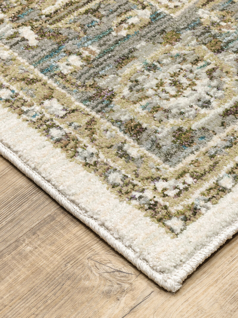 Andorra 1'10" x 3'2" Ivory Rug