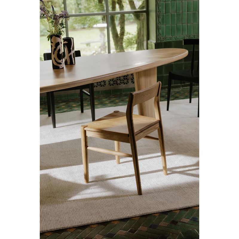 Moe�s Owing Dining Chair Oak-Set Of Two
