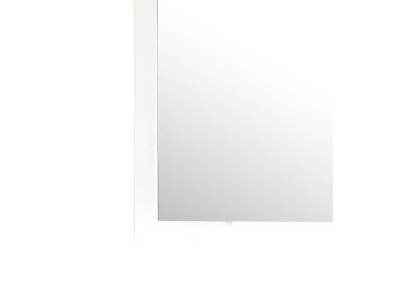 Marilla 35 in. x 39 in. Modern Rectangle Framed Dresser Mirror