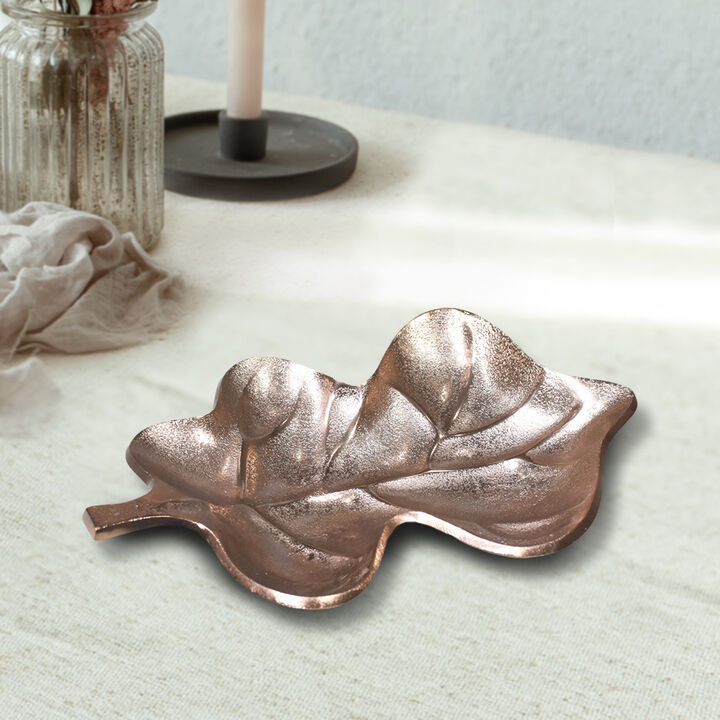 Handmade Decorative Silver Color Coated 4.72 x 3.54 x 0.78 Inches Aluminium Tray 058AB BBH Home's