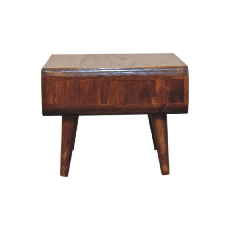 Open Chestnut  Solid Wood Media Unit