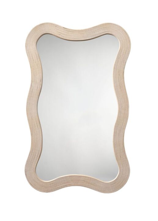 Deli Wavy Bamboo Mirror