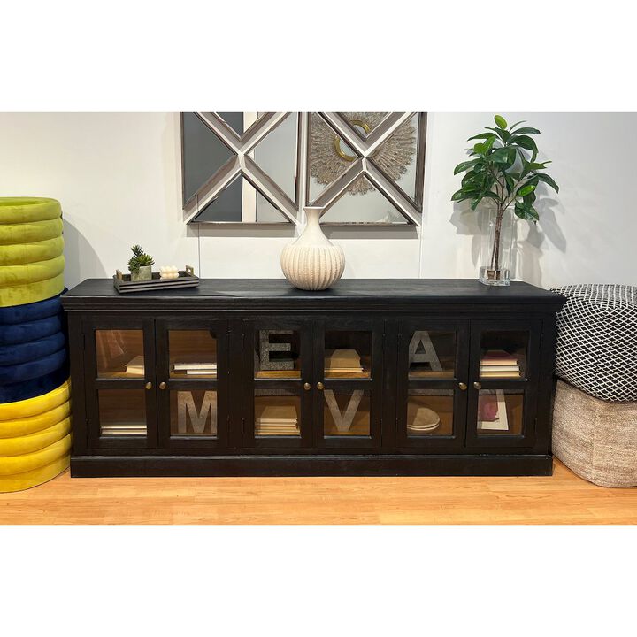 Alex Hamilton Peachtree 6-Door Mango Wood Sideboard