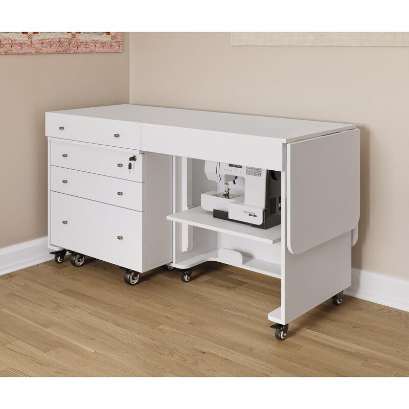 Kangaroo & Joey Sewing Cabinet (Ash White)